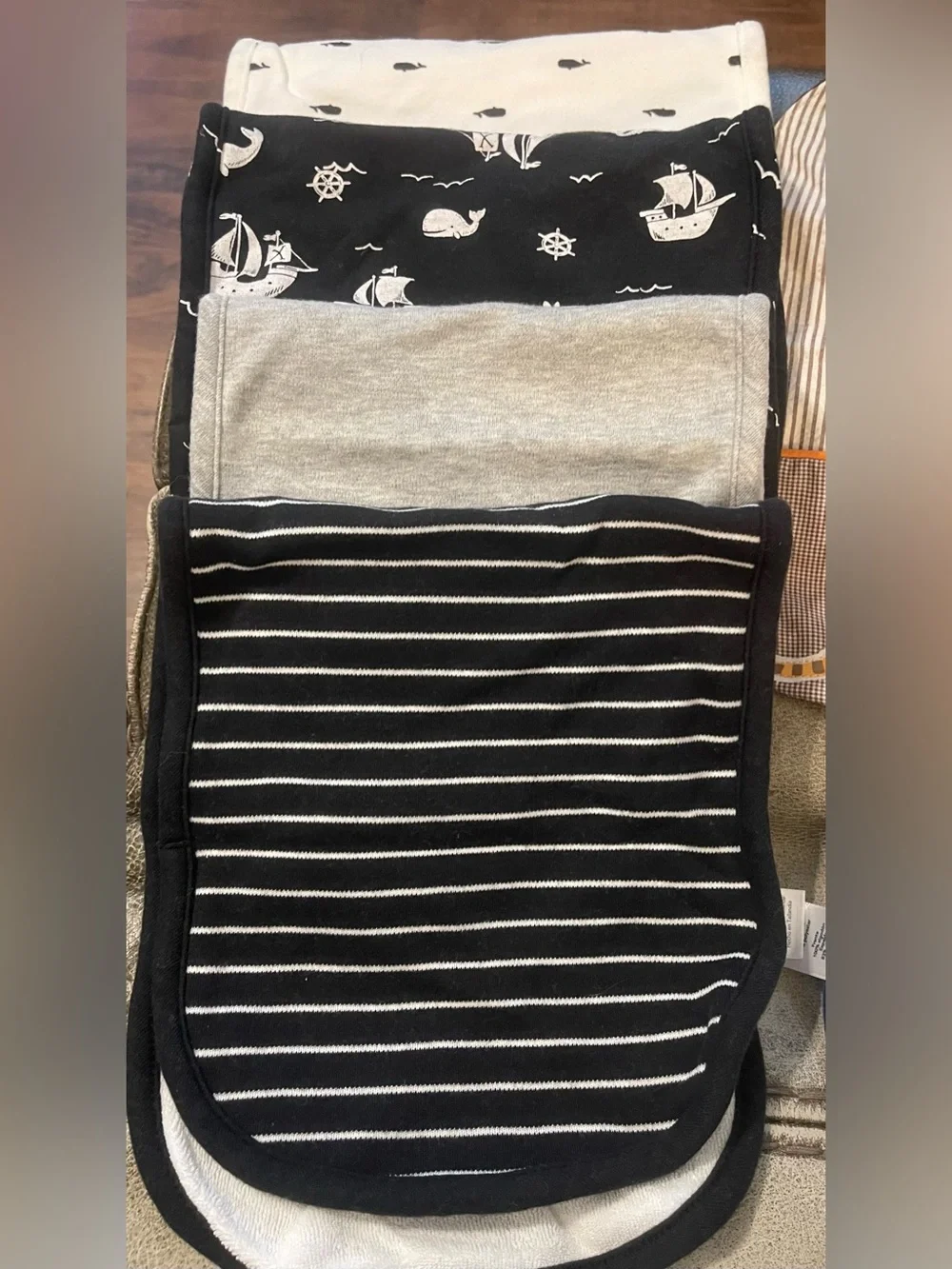 Baby Burp Cloth and Bib set